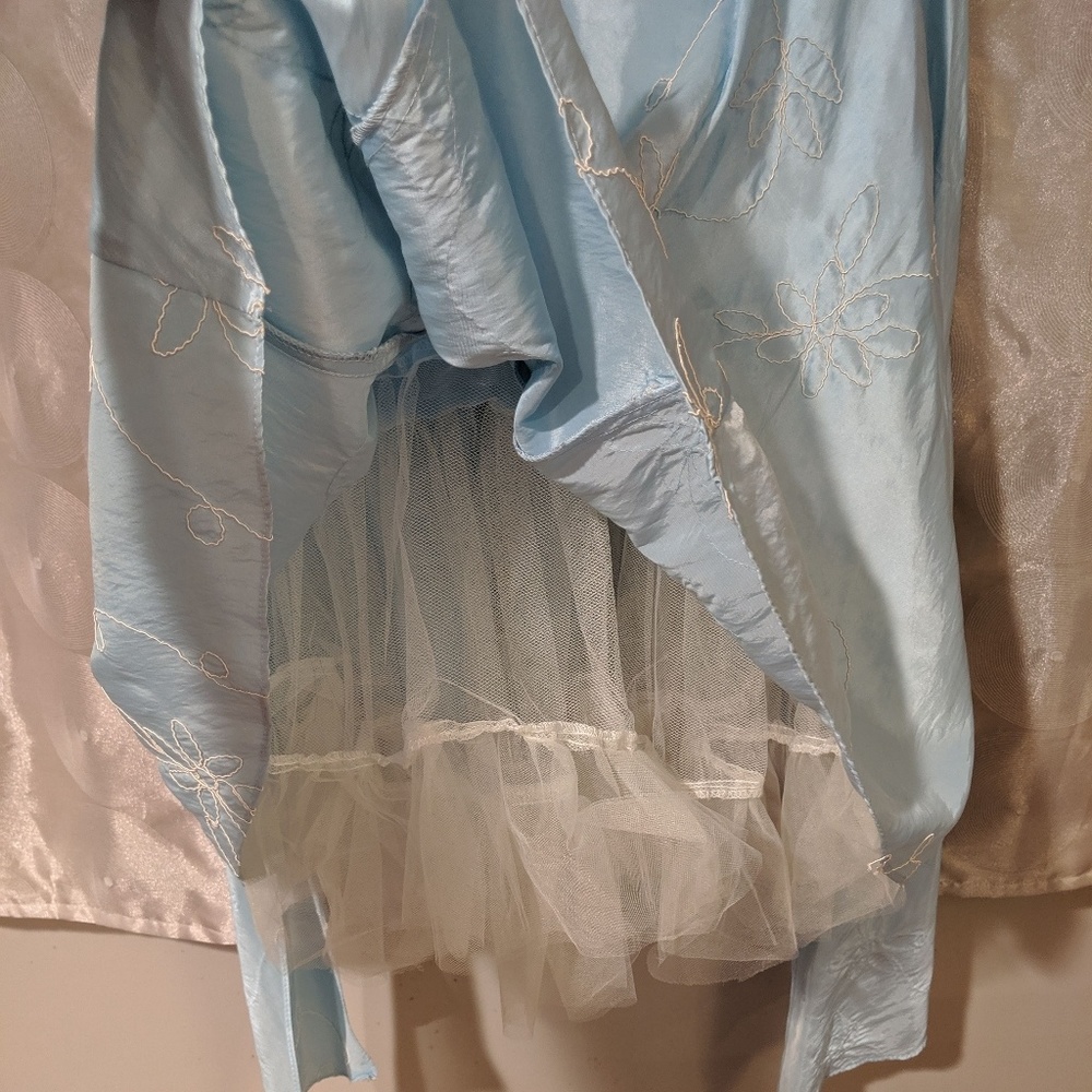 Blue strapless dress 👗 - Picture 5 of 8